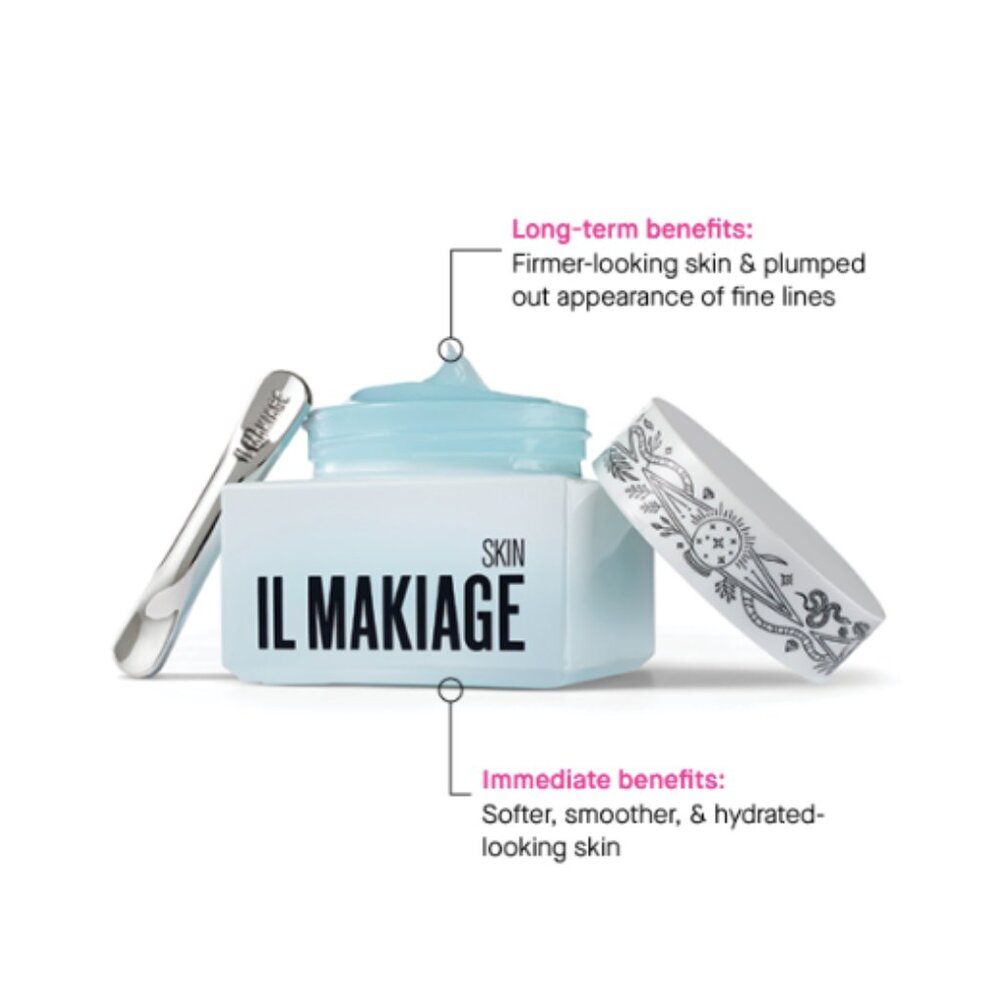 IL MAKIAGE Power Lift Plumping Cream Anti-Aging Collagen-Boost Priming NEW NIB